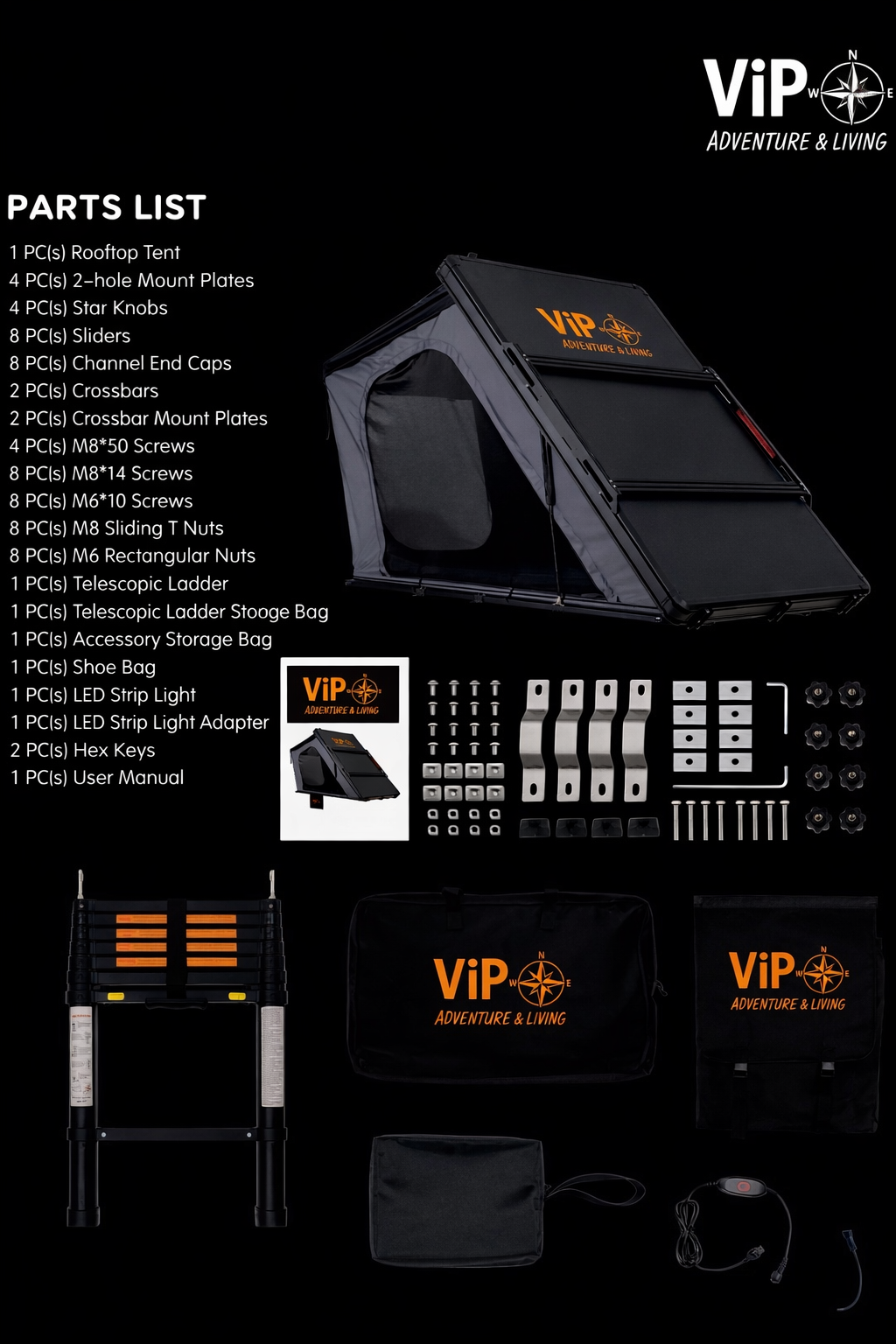 Strešni šotor CLAM