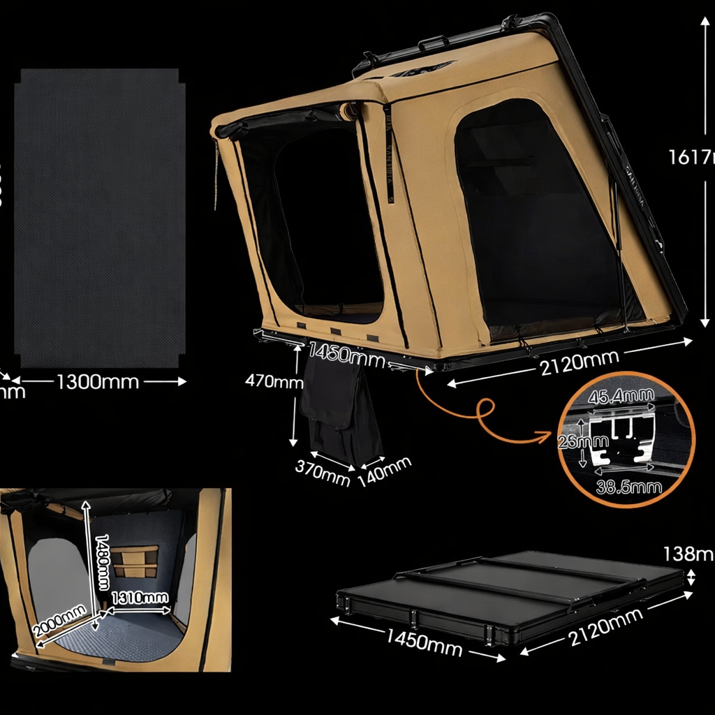 Strešni šotor CLAM